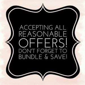 I accept most offers!!!